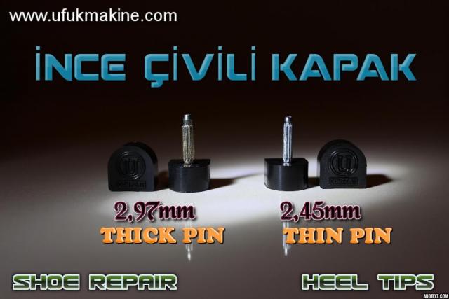 heel tips-shoe heel tips-ince çivili kap - ayakkabı malzemeleri